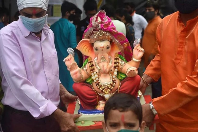 Lễ hội văn hóa Ganesha giữa đại dịch tại Ấn Độ (29/8/2020)